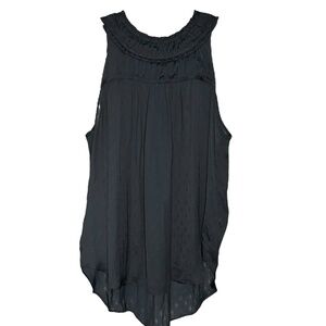 Maeve Navy Blue Polka Dot Halter Neck Blouse Size 4